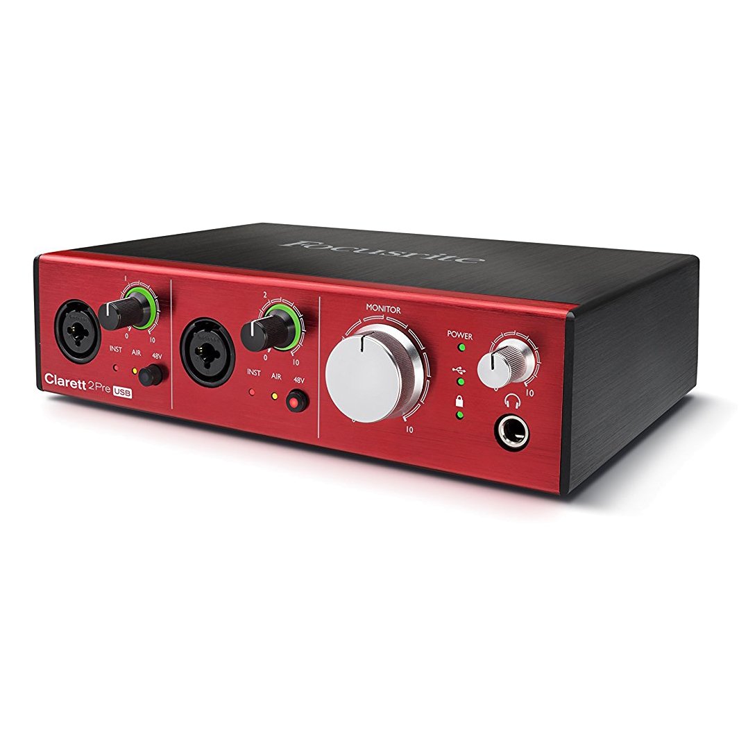 Amazon.com: Focusrite Clarett 2Pre USB 10-In/4-Out Audio Interface