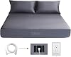 Grounding Sheets Twin Grounding Fitted Sheet Silver Fiber Grounded Bed Sheets Cotton Earth Sheet with Cord 39