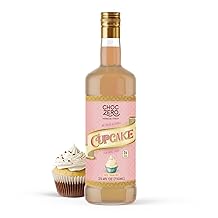 ChocZero Sugar Free Coffee Sirup, Cupcake-Geschmack, No Sucralose Simple Sirup Drink Mix, Geburtstagskuchen-Frappe, Protein-Shakes & Backen, All Natural, 25,4 Unzen Packung mit 1 St&uuml;ck