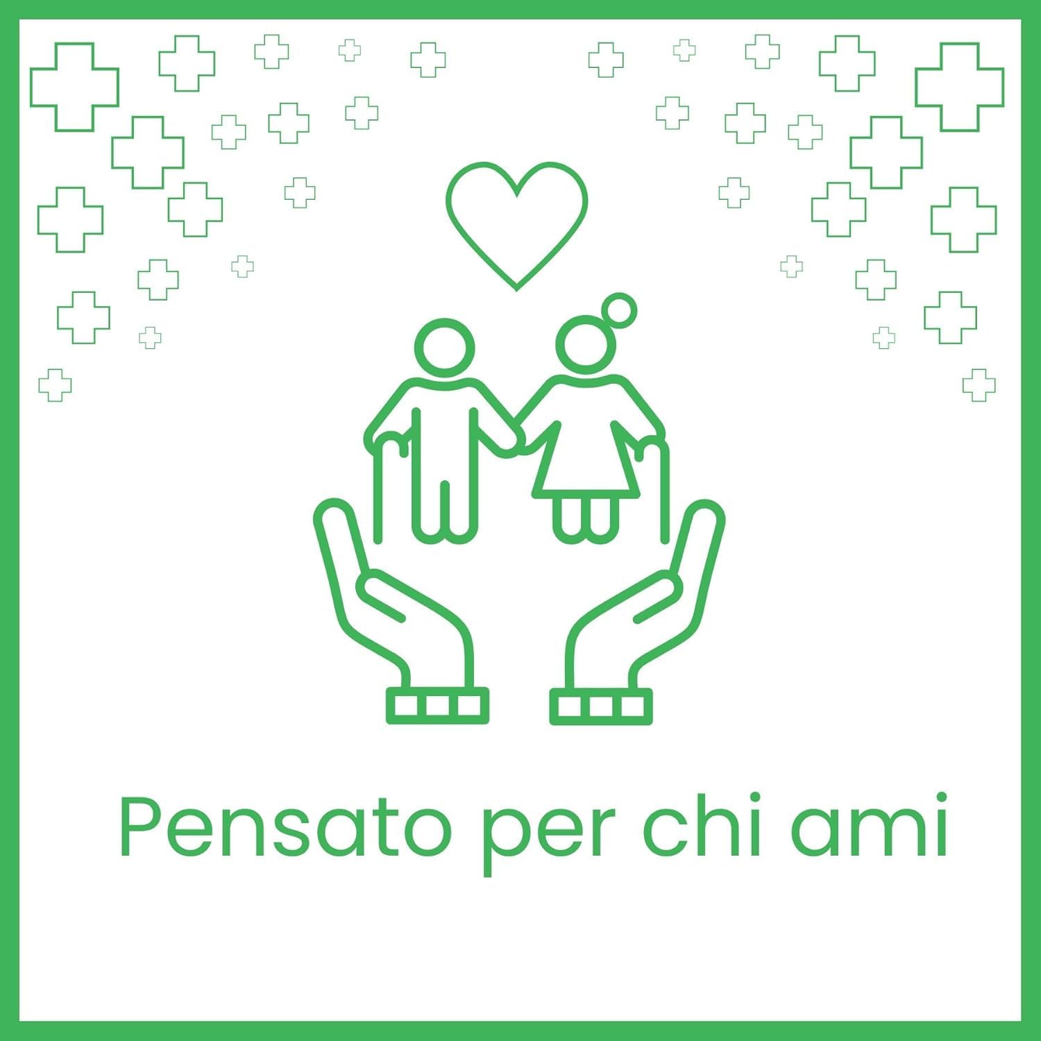 EkoHealthy® Rollator Vivo+ Deambulatore Pieghevole in Acciaio con 4 Ruote, Seduta, Schienale, Freni a Leva e Borsa Portaoggetti – Portata 136 kg – Ausilio per Anziani e Disabili