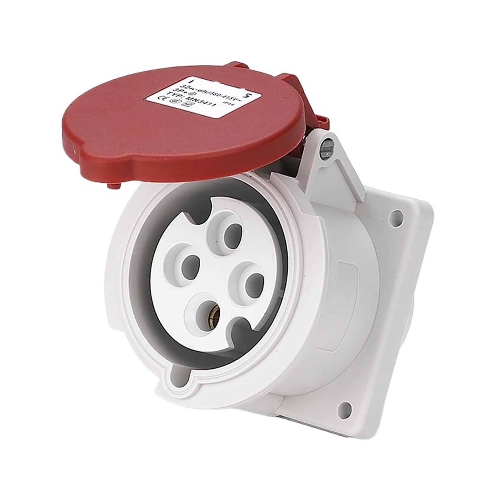 MUYTQAERG Industrial Socket 32A 3P+PE MN3431 Concealed