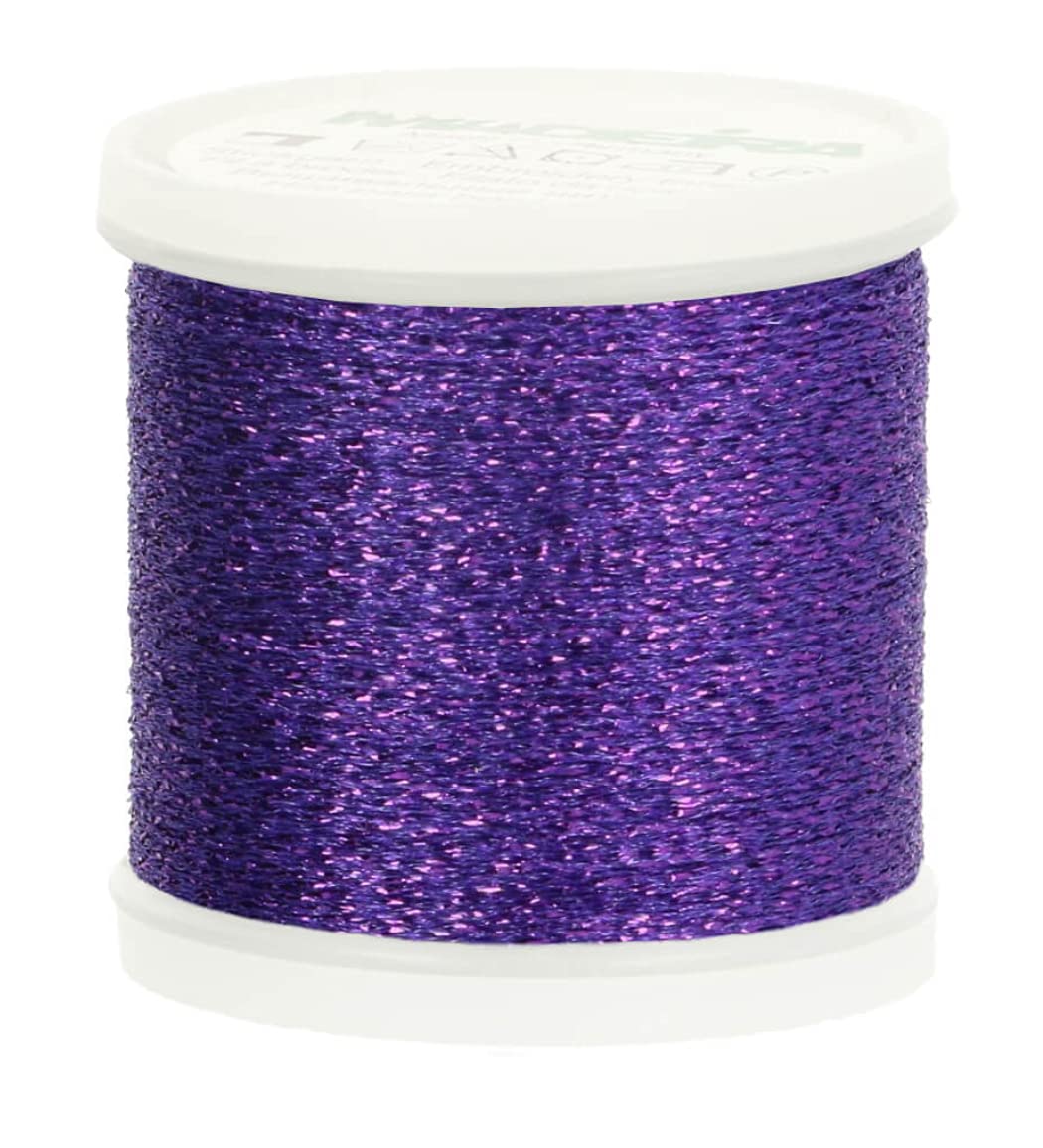 Madeira9842-12 Metallic Nylon/Polyester Embroidery Thread, 40wt/220 yd