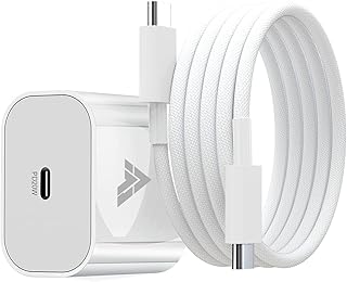 iPhone Charger Adapter 20W Type C for iPhone 17/17 Air/17 Pro/17 Pro Max, 16/16 Plus/16 Pro/16 Pro Max, 15/15 Plus/15Pro/1...