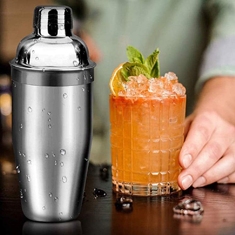 GOLDGE Coctelera Profesional 12Pcs Cocktail Kit, Cocktail Shaker Acero Inoxidable 750ml Professional Barman Kit Coctelería Juego de Bar para Mezclar Bebidas, Barra,hogar, Regalos Navidad Originales