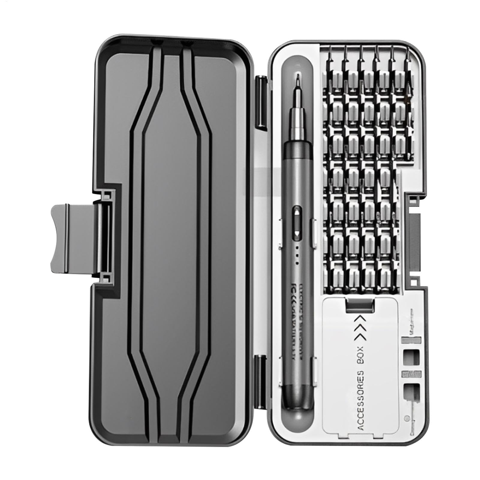 Tournevis électrique compact 2x2x15,5 cm pour redonner vie à vos objets du quotidien