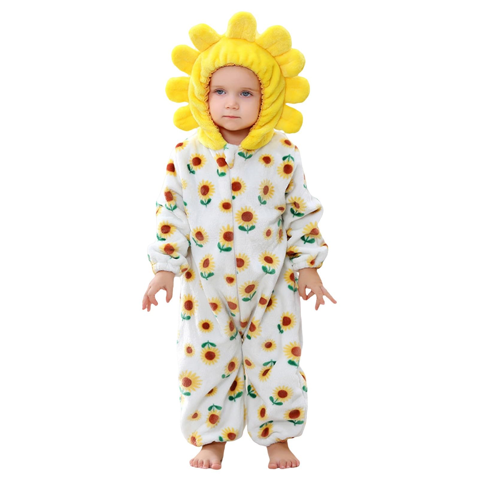 KOIEPG Cheetah, Monkey, Cow Unisex Kids Fleece Animal Onesie Costumes โ image 1