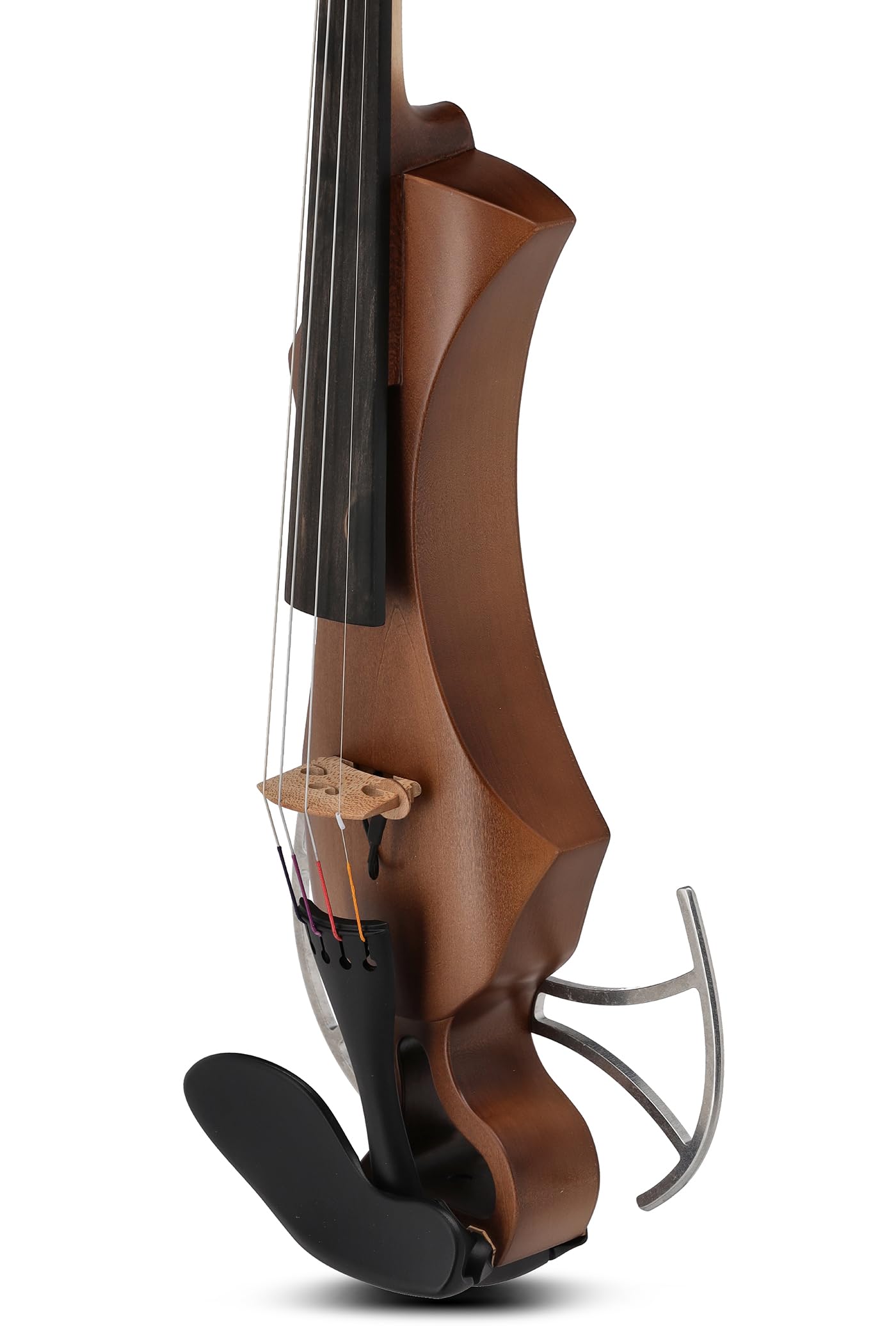 Violino elettrico GEWA, violino elettronico, Novita 3.0 3.0 oro-marrone con adattatore per poggiaspalla, 4 corde