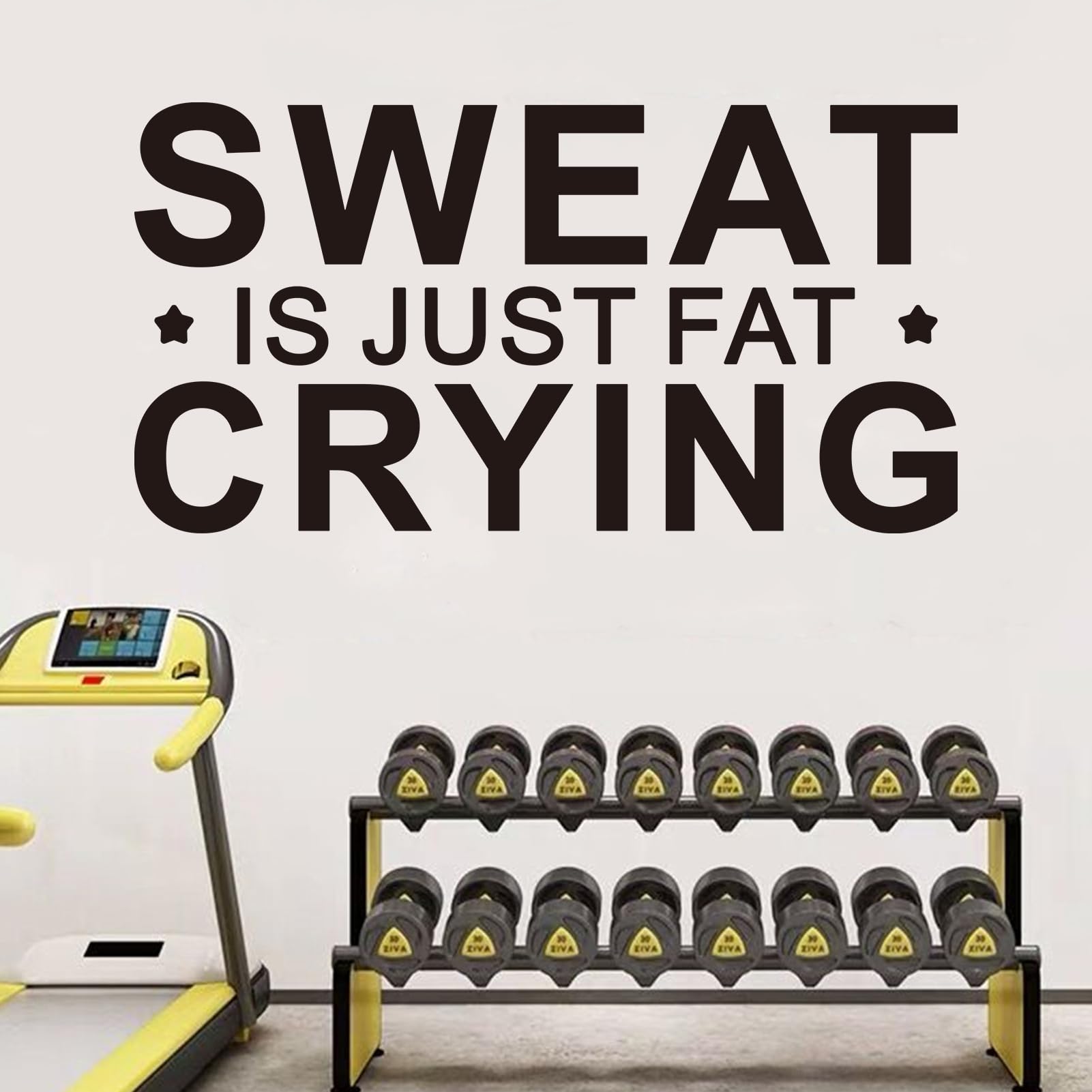 Inspirational Quotes Wall Decals for Gym: Motivational Vinyl Art Wall Stickers for Garage Classroom School Office - Image 3
