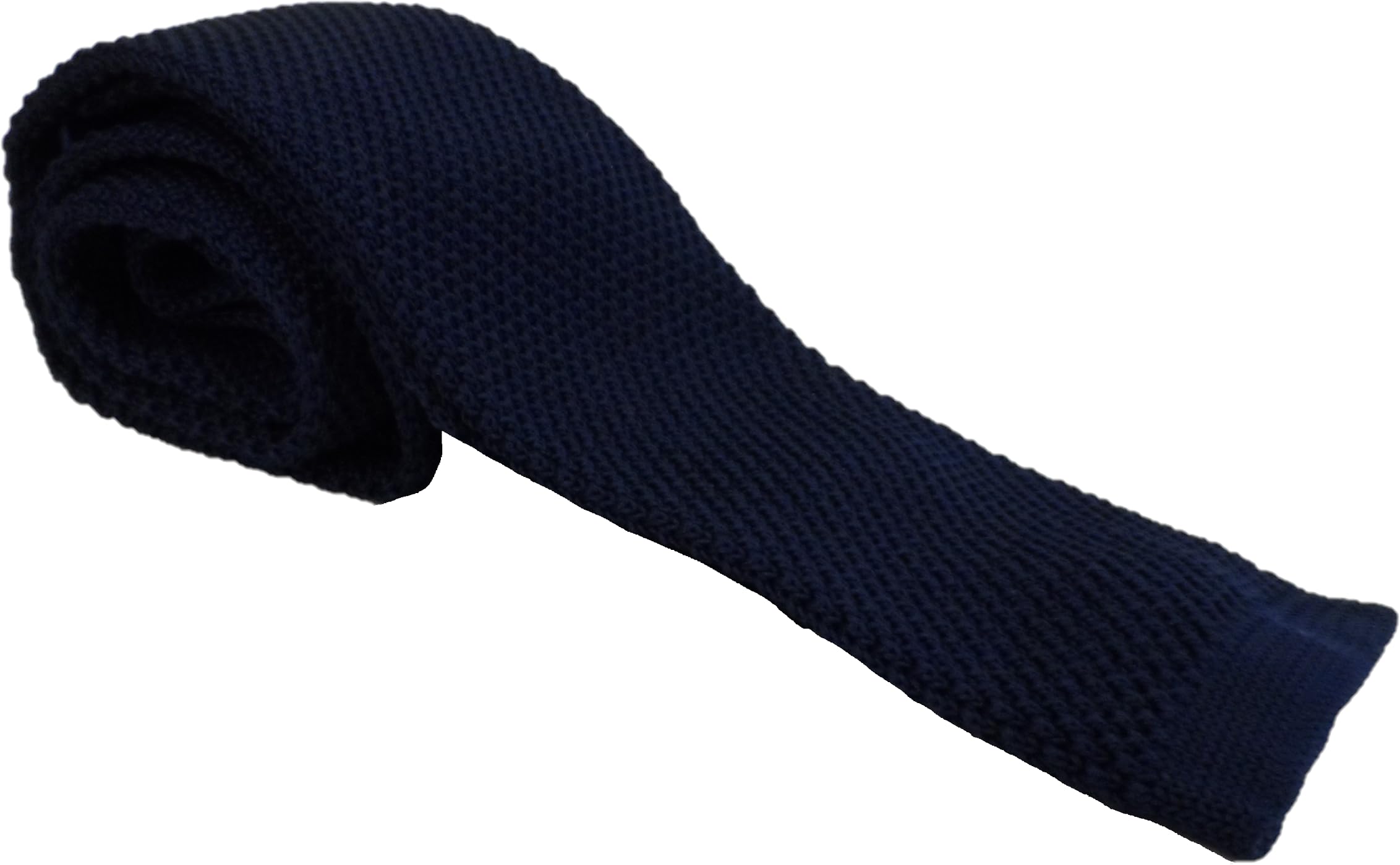 Mazeys Mens Retro Mod Knitted Ties… (Navy)