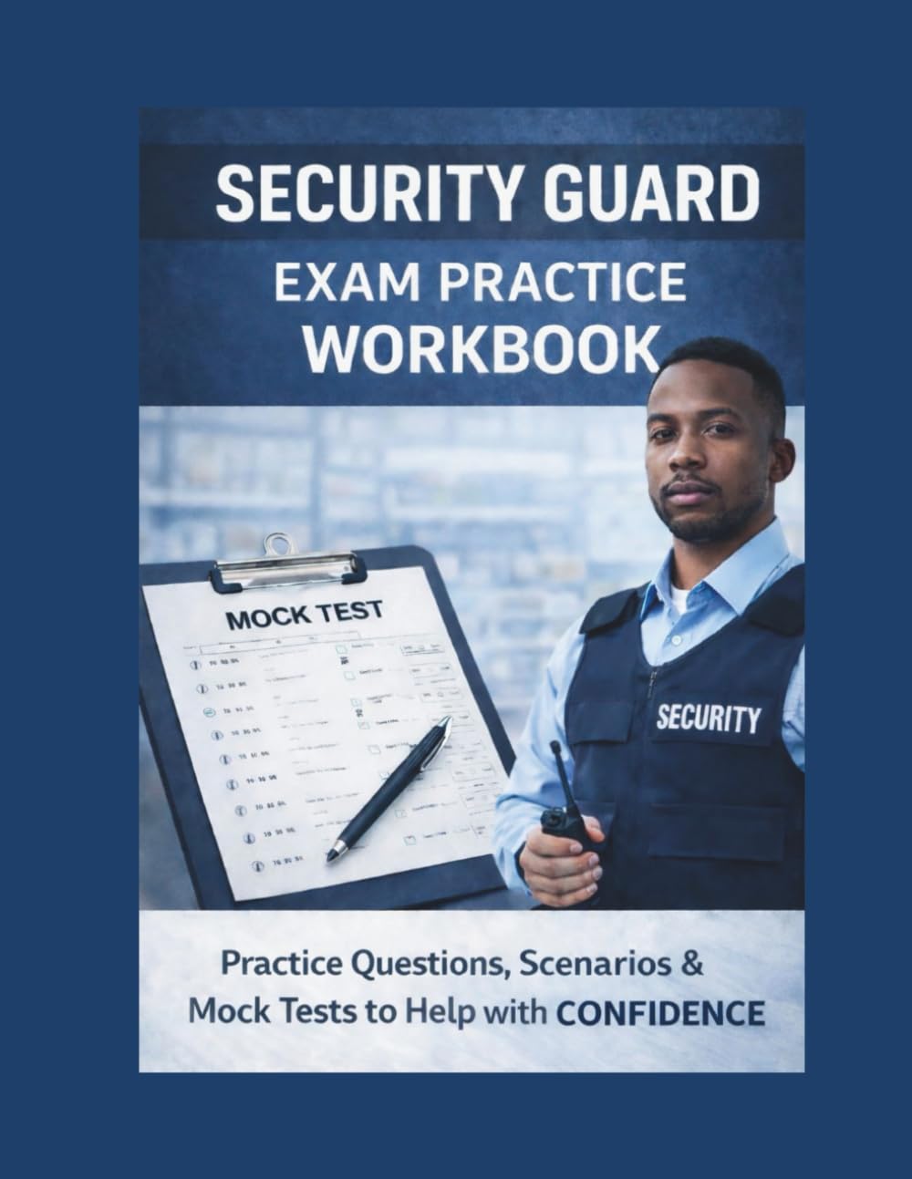 security guard exam practice workbook: practice question scenarios &mock tests to help you pass confidence