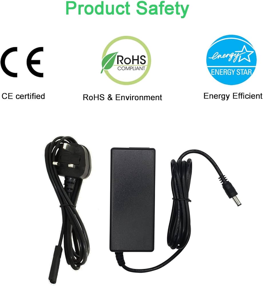 Amazon.com: MyVolts 12V Power Supply Adaptor Compatible with Amazon.com: MyVolts 12V Power Supply Adaptor Compatible with