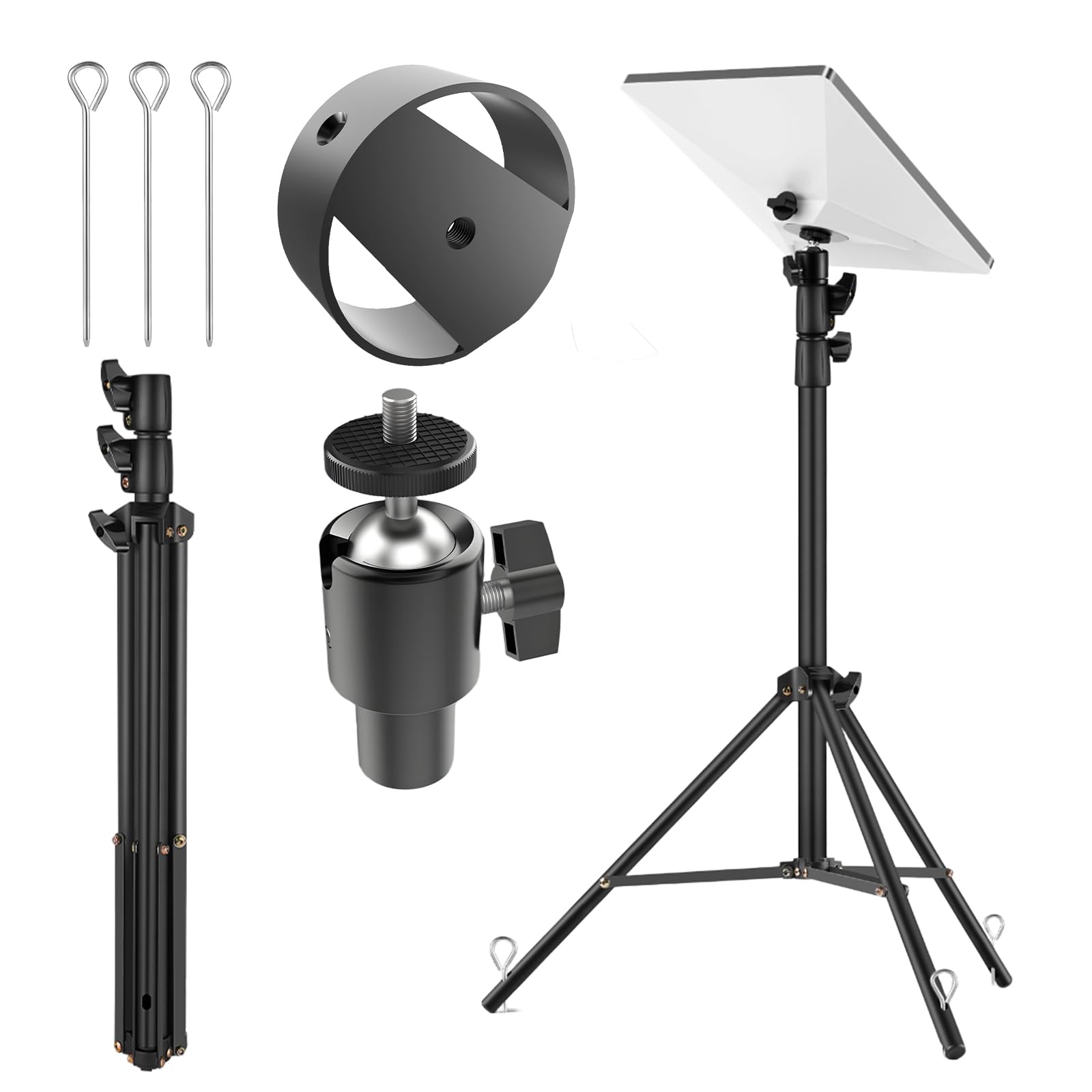 Upgraded Starlink Portable Mini Tripod Mount Kit with 360° Adjustable Gimbal for RVs