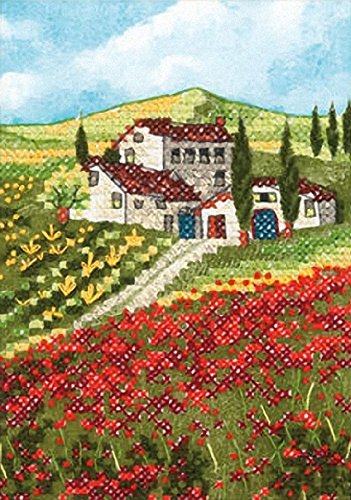 Dimensions Needlecrafts Stamped Cross Stitch, Poppy Fields