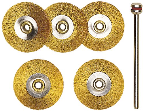 Proxxon 28962 fig 22 spazzole ottone mm 22