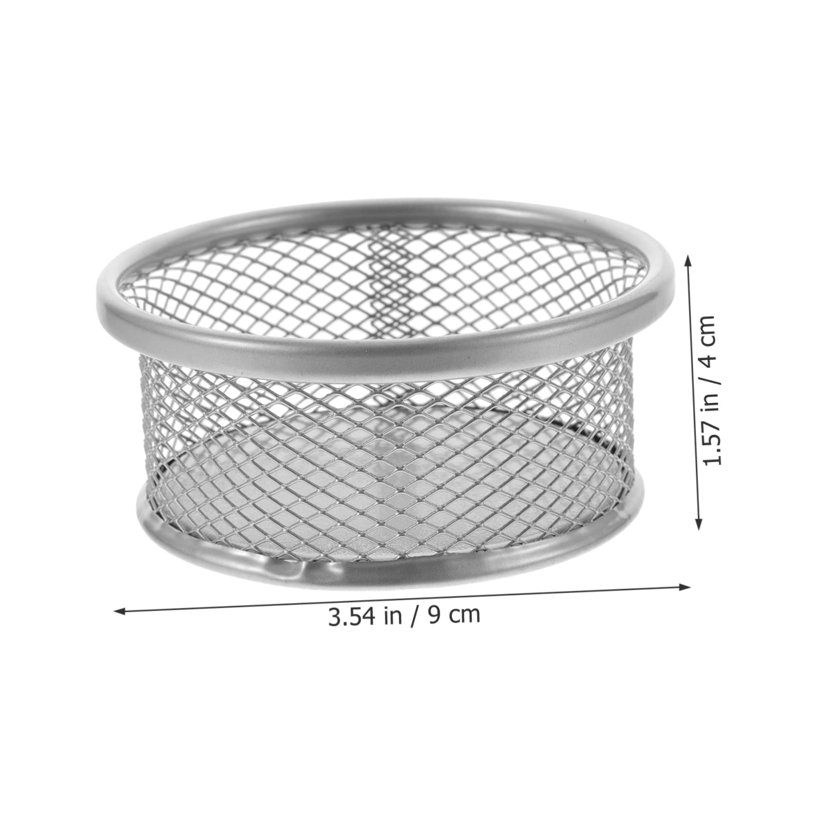 Gogogmee Metal Mesh Pen Organizer Desk Stationery Organizer Storage Boxes for Paperclips