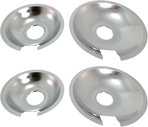 KITCHEN BASICS 101 Moldes de goteo fabricados en los Estados Unidos 715877 y 715878 para estufa de cocina Jenn Air, incluye 2 sartenes de 6 pulgadas