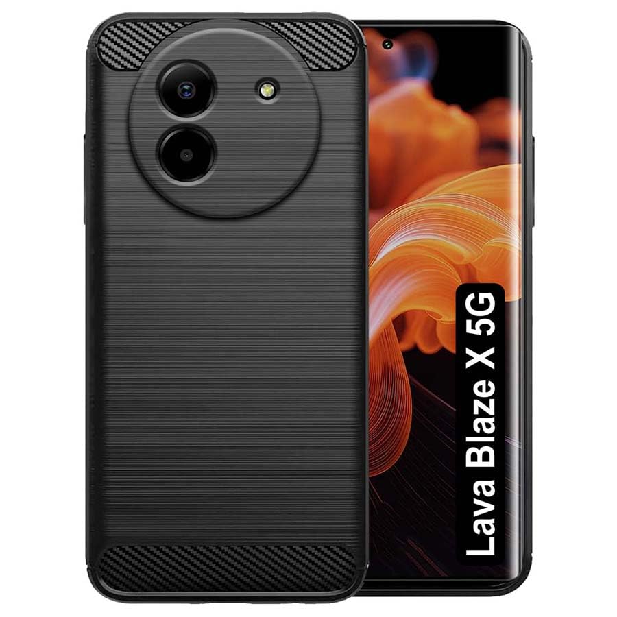 Fashionury Back Cover for Lava Blaze X 5G | Anti-Slip Grip | Hybrid Protection Shockproof | Rubber TPU Stylish Back Case for Lava Blaze X 5G (Black) (B0DHQQVVZF) Amazon Price History, Amazon Price Tracker