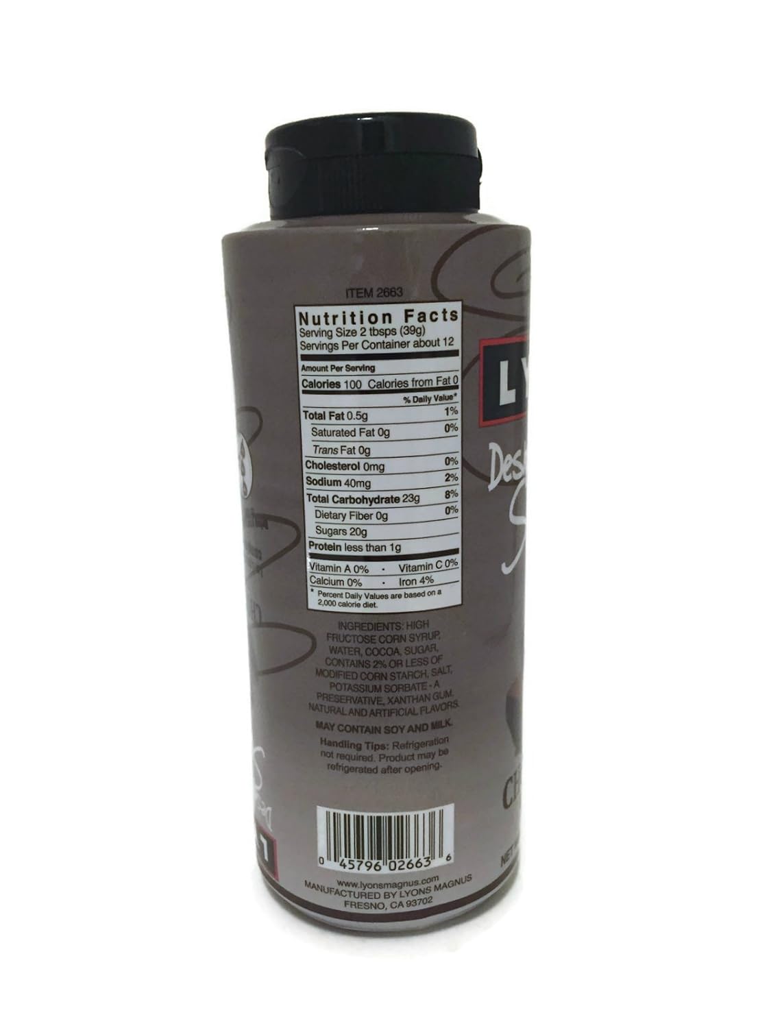 Lyons Designer Dessert Sauces Bundle (Chocolate, Caramel, Raspberry, and Strawberry) with Designer Tips