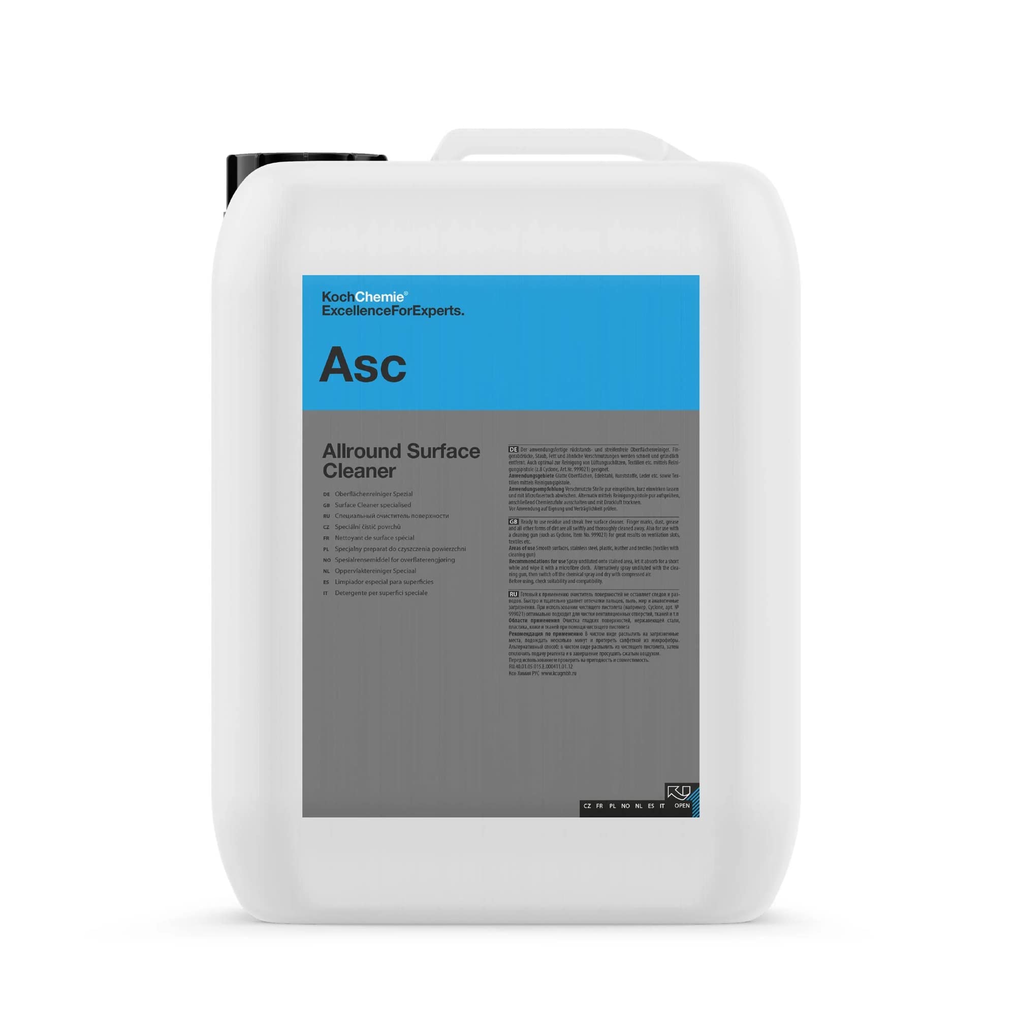 Koch Chemie Asc Allround Surface Cleaner Oberflächenreiniger Spezial 10 Liter