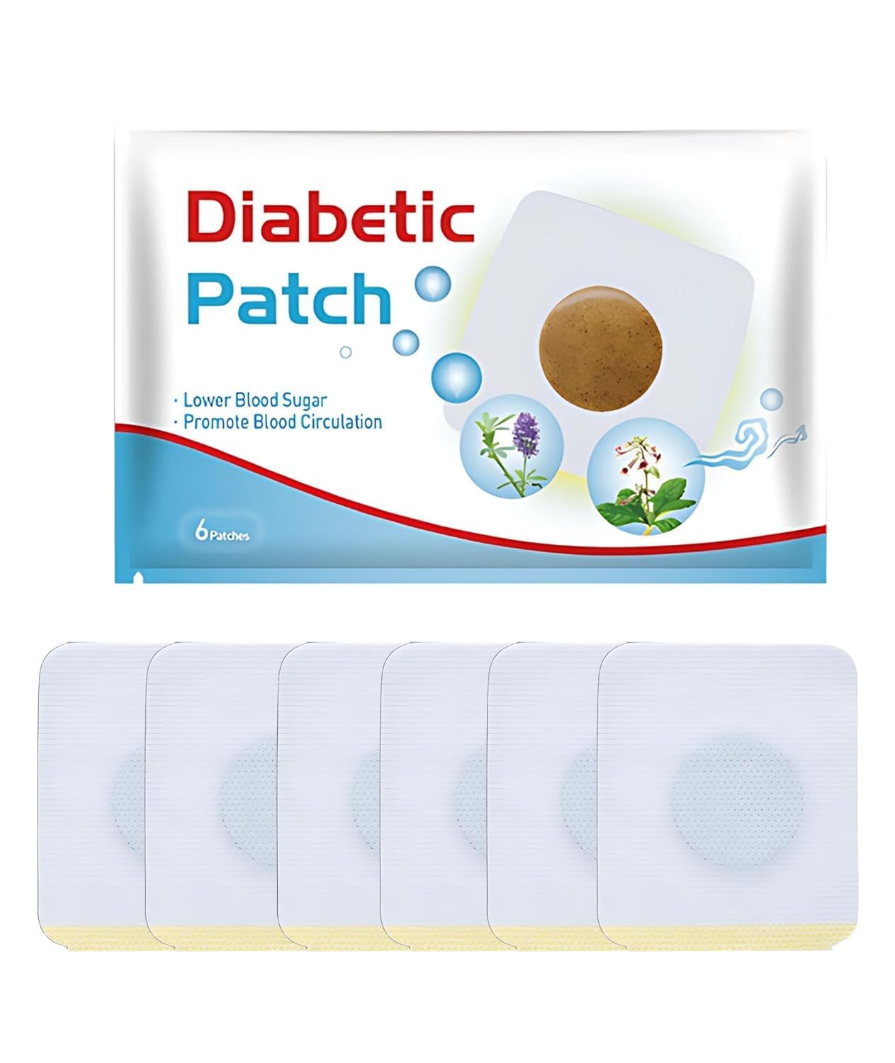 AHP Diabetic Patches for Blood Sugar Support – Natural, Non-Invasive Glucose Management Patches for Men & Women (12pcs)