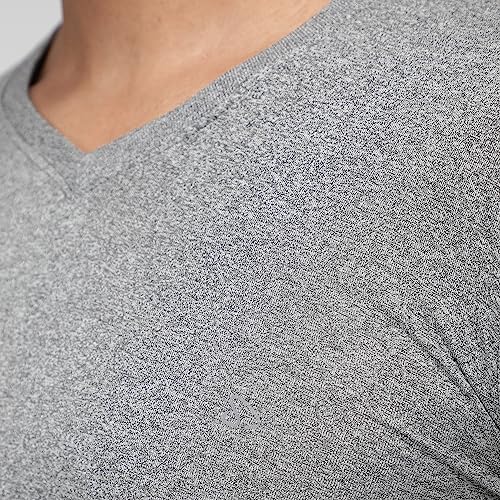 Image of sporto Men's Fast Dry Micro Fiber Solid Regular T-Shirt Half Sleeve|Charcoal