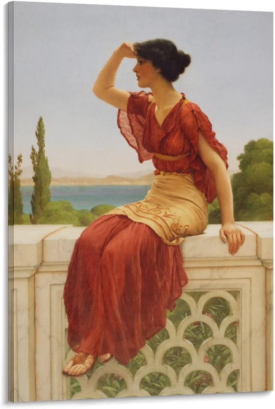 Amazon.co.jp John William Waterhouseジョンウィリアムウォーターハウス画家の作品「シグナル」ポスター