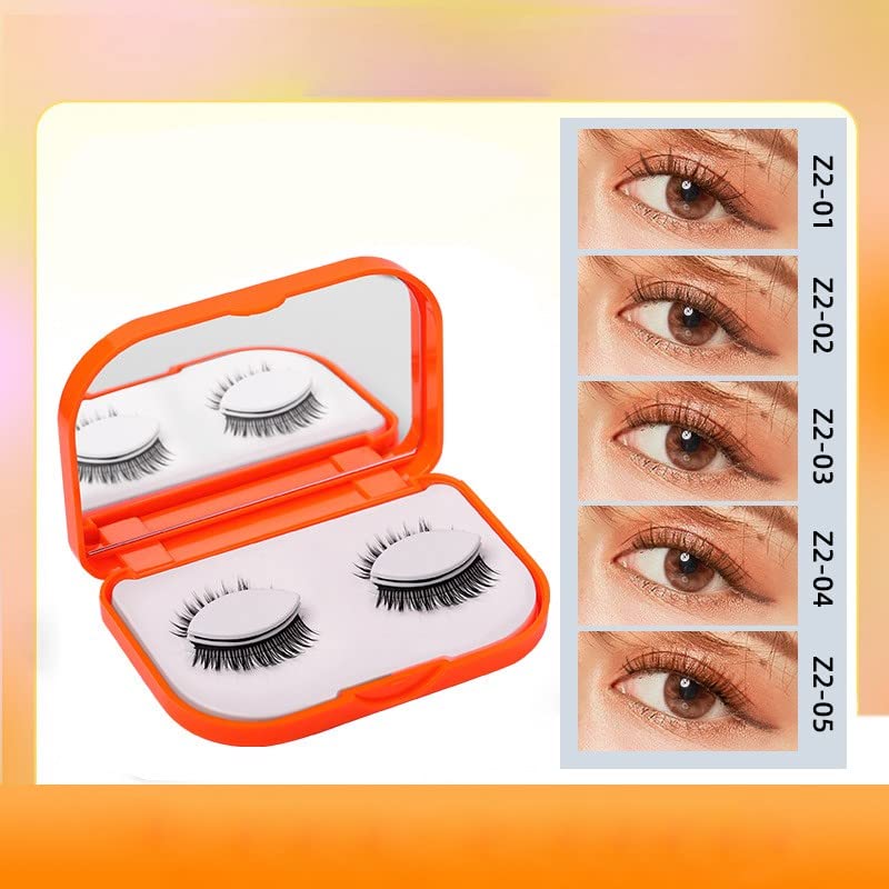 Miniatura 3 de Reusable Self Adhesive Eyelashes No Eyeliner Or Glue Needed False Eyelashes Easy To Put On Natural Look Self Adhesive