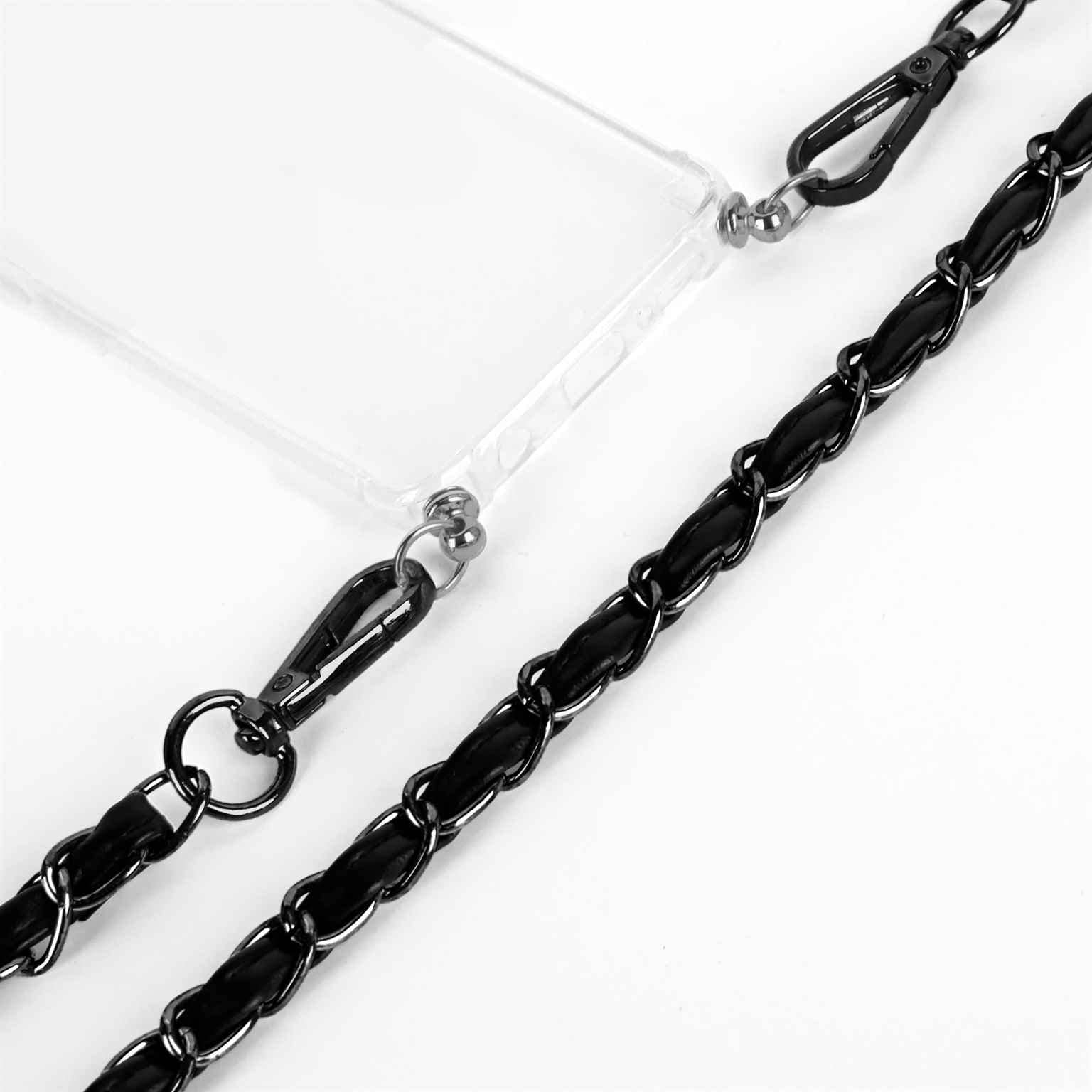 CATENA CELLULARE GHIAIA nastro telefonico in acrilico con perle cintura cellulare EUR 5,43