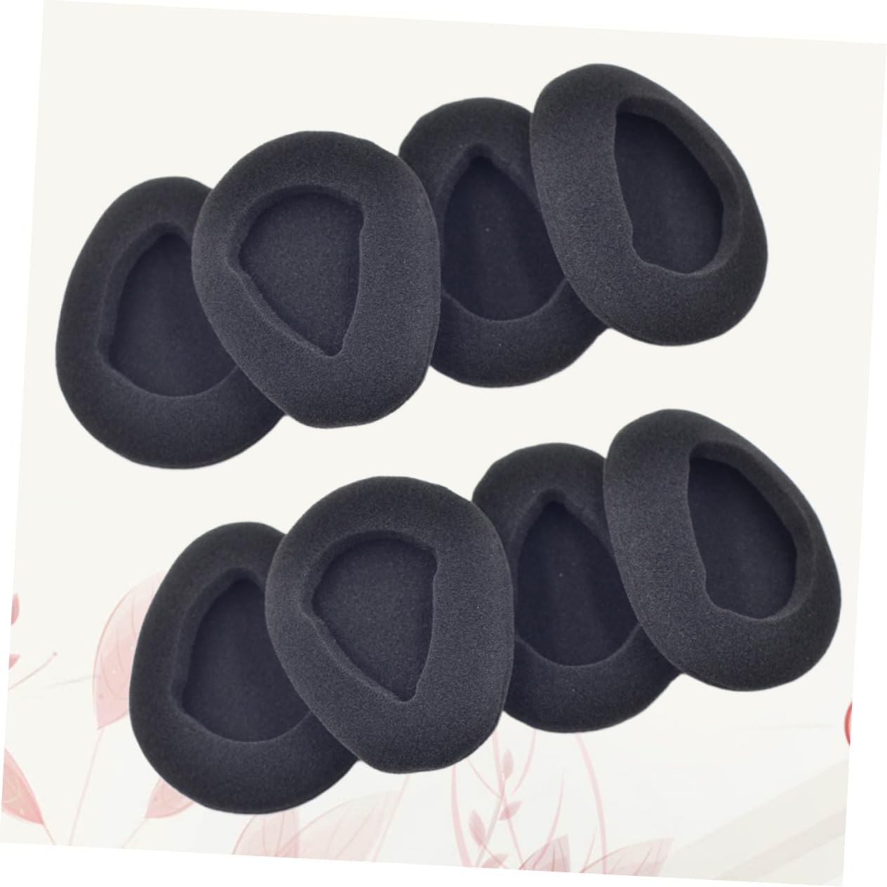 Almohadillas De Esponja para Auriculares Reemplazo De Cojines para Oídos De Aislamiento Acústico Y Compatibles Mayoría De Auriculares 8 Piezas X 3