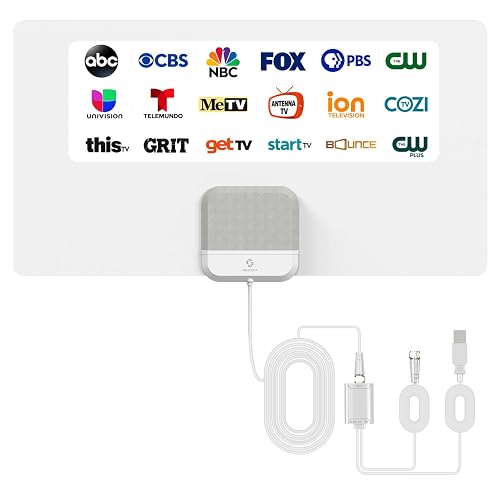 SHERRIVA Indoor TV Antenna for Smart TV Free Local Channels