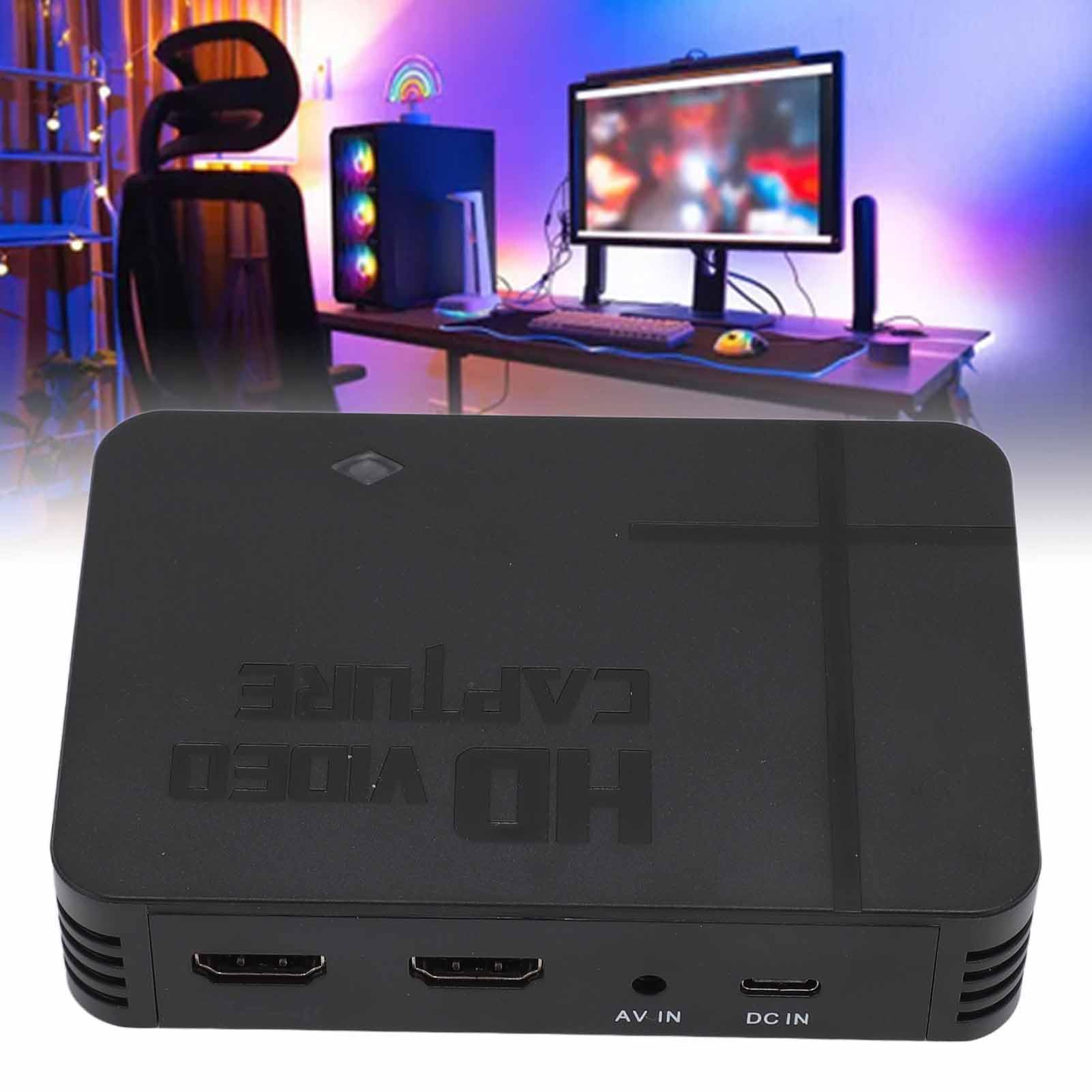 Annadue Tarjeta de Captura, Dispositivo de Captura de Vídeo USB HDMI, Grabadora de Vídeo 1080P 30 Fps para Juegos, Radiodifusión, Videoconferencia