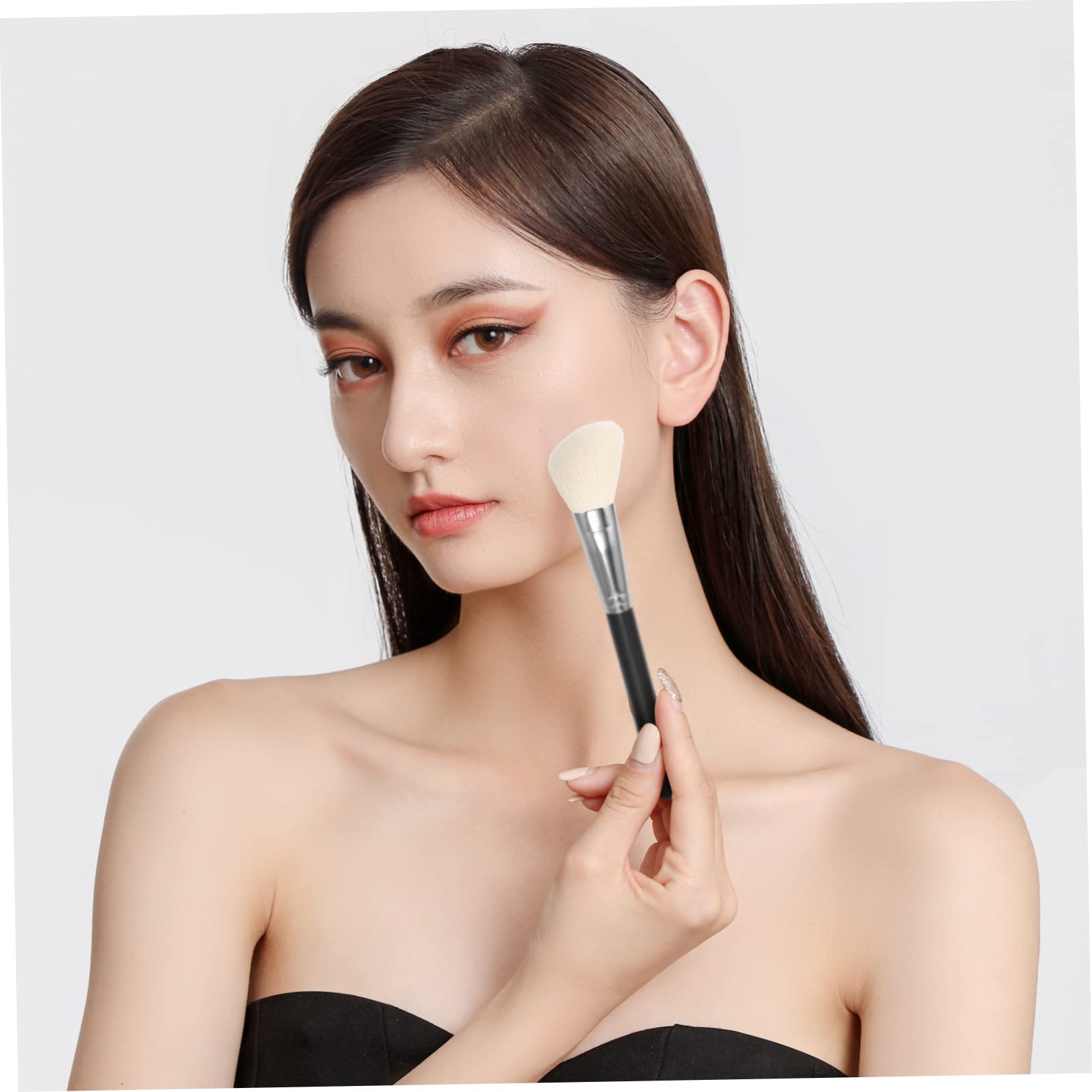 SOESFOUFU Portable Makeup Brush Small Cosmetic Brush for Concealer Blush Nose Shadow for Dresser Professional Use