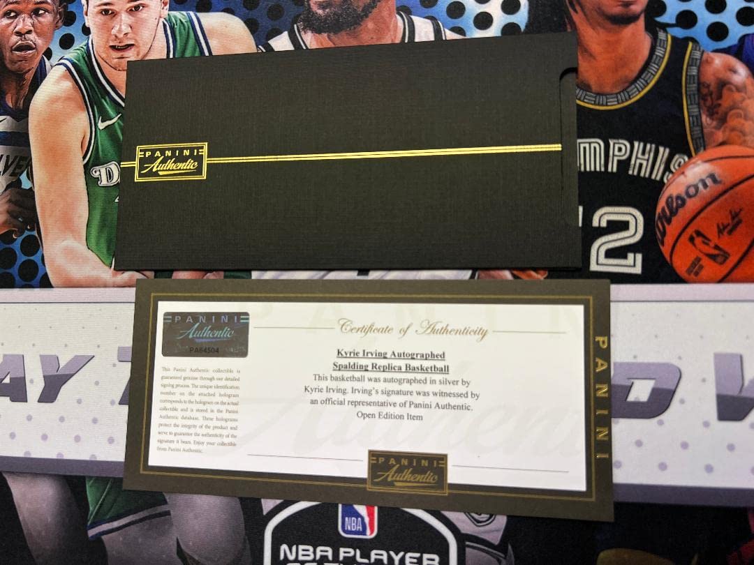 Amazon.com: Panini Authentic Kyrie Irving Autograph Spalding