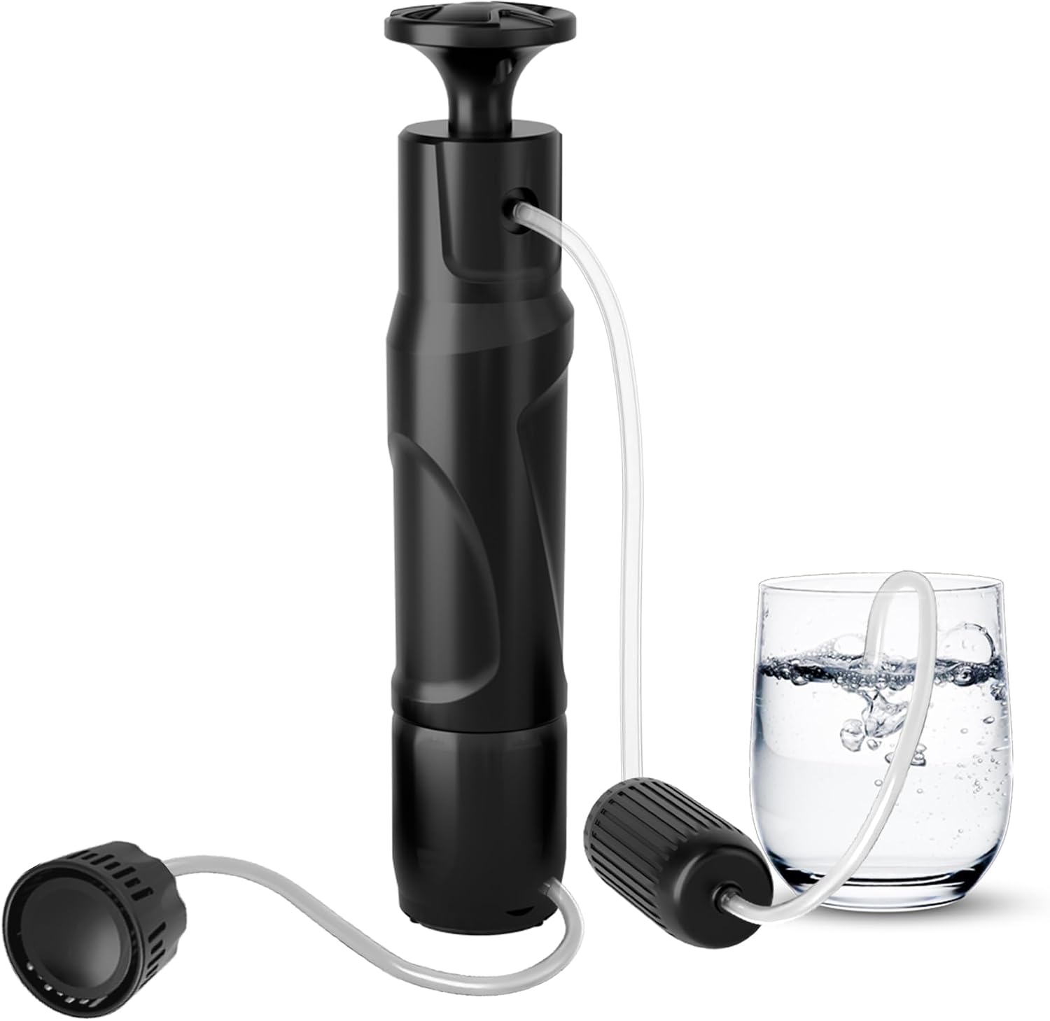 10000L Portable Water Filter Pump,High-Volume 3-Stage Portable Purification Filter,Water Filter for Camping, Backpacking, Hiking,Emergency