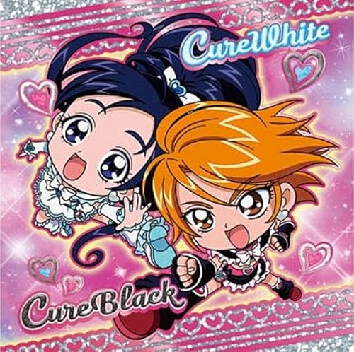 【[ホログラム箔押し仕様] No.01 キュアブラック＆キュアホワイト (PR プリキュアレア) 】にふぉるめーしょん プリキュアオールスターズ シールウエハースのサムネイル