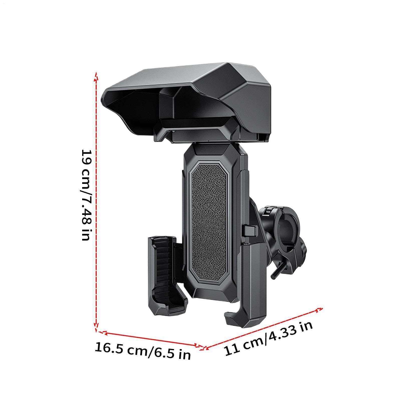 Générique Support de Téléphone Moto Fixation Smartphone avec Pare-