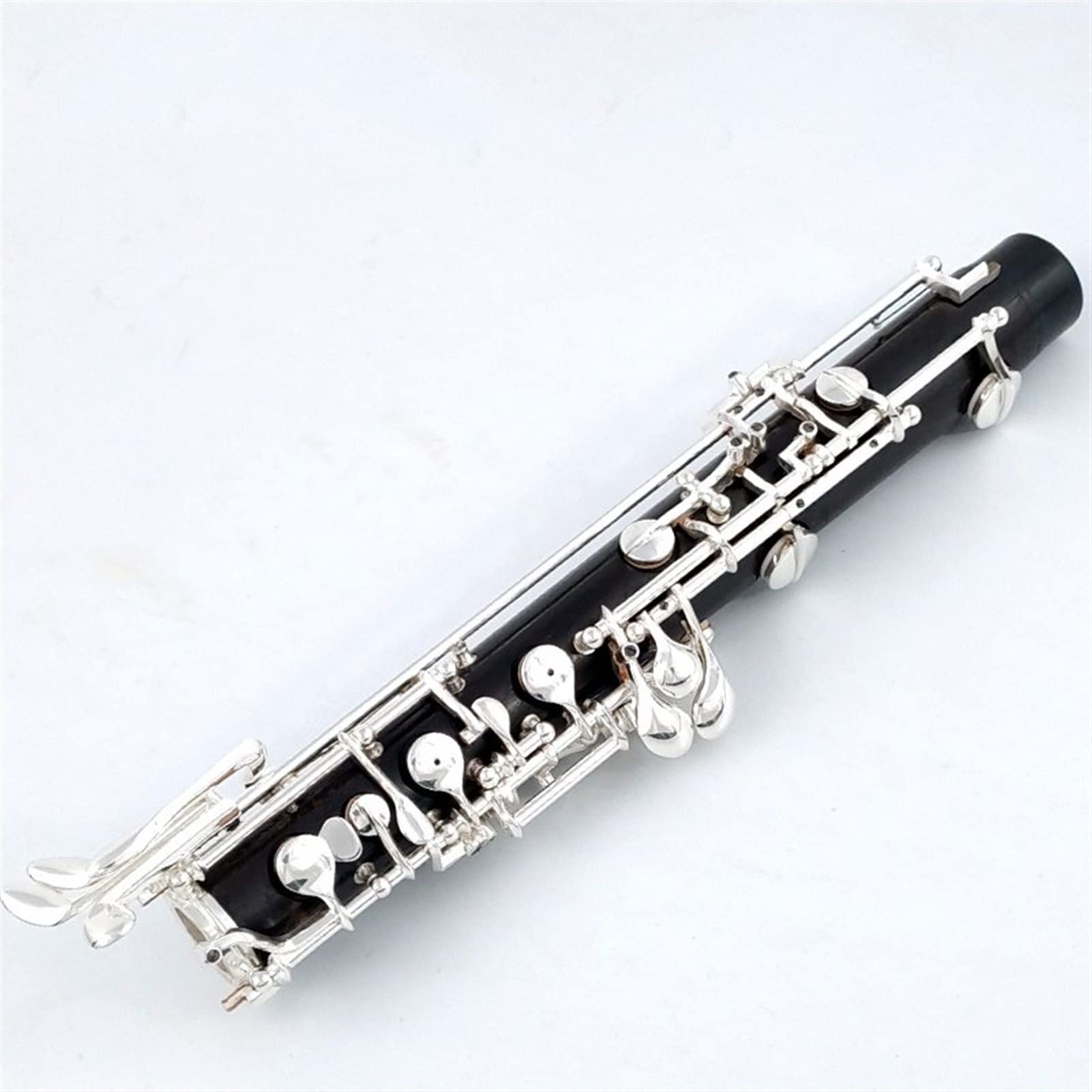 ZUZU Profesional C Key Oboe Ebony Totalmente Completamente Automático Estilo De Oboe Cupronickel Plateado Plateado con Estuche Piezas de Oboe
