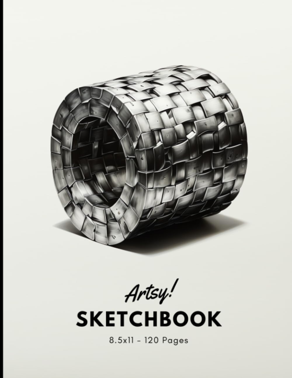 Sketchbook: 120 pages Unlined Drawing Notebook, 8.5x11 Large Sketch Book for Doodling or Sketching Journal