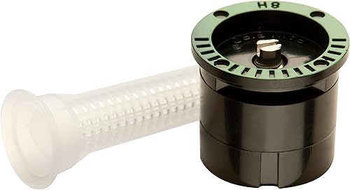 Rain Bird Boquilla de pulverización 8HC1 patrón de medio círculo de 180 distancia de pulverización de 5 pies a 8 pies