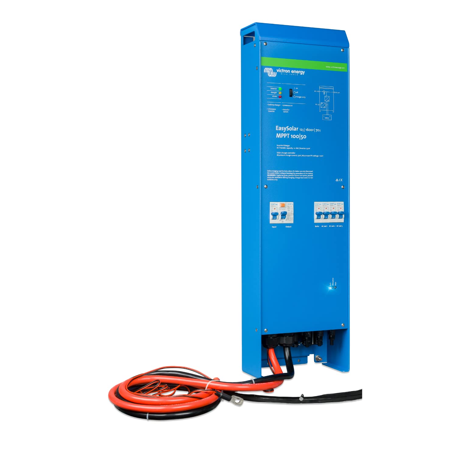 Victron Energy EasySolar 1600VA 12-Volt 230V Inverter 70 amp Caricatore Batteria e Regolatore di Carica Solare MPPT 100V 50 amp