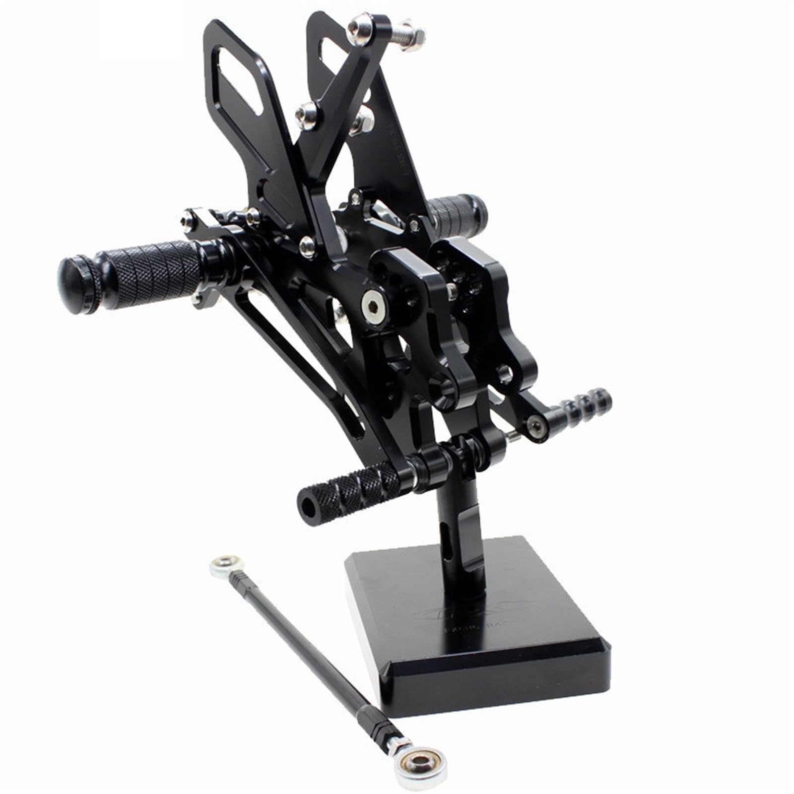 podnóżki motocyklowe Do Motocykla For KAWASAKI ZX6R ZX 6 R ZX-6R 2003-2004 Regulowane Podnóżki Hamulce Sprzęgło Zespół Zmiany Biegów Podnóżek szeroki podnóżek(Titanium)