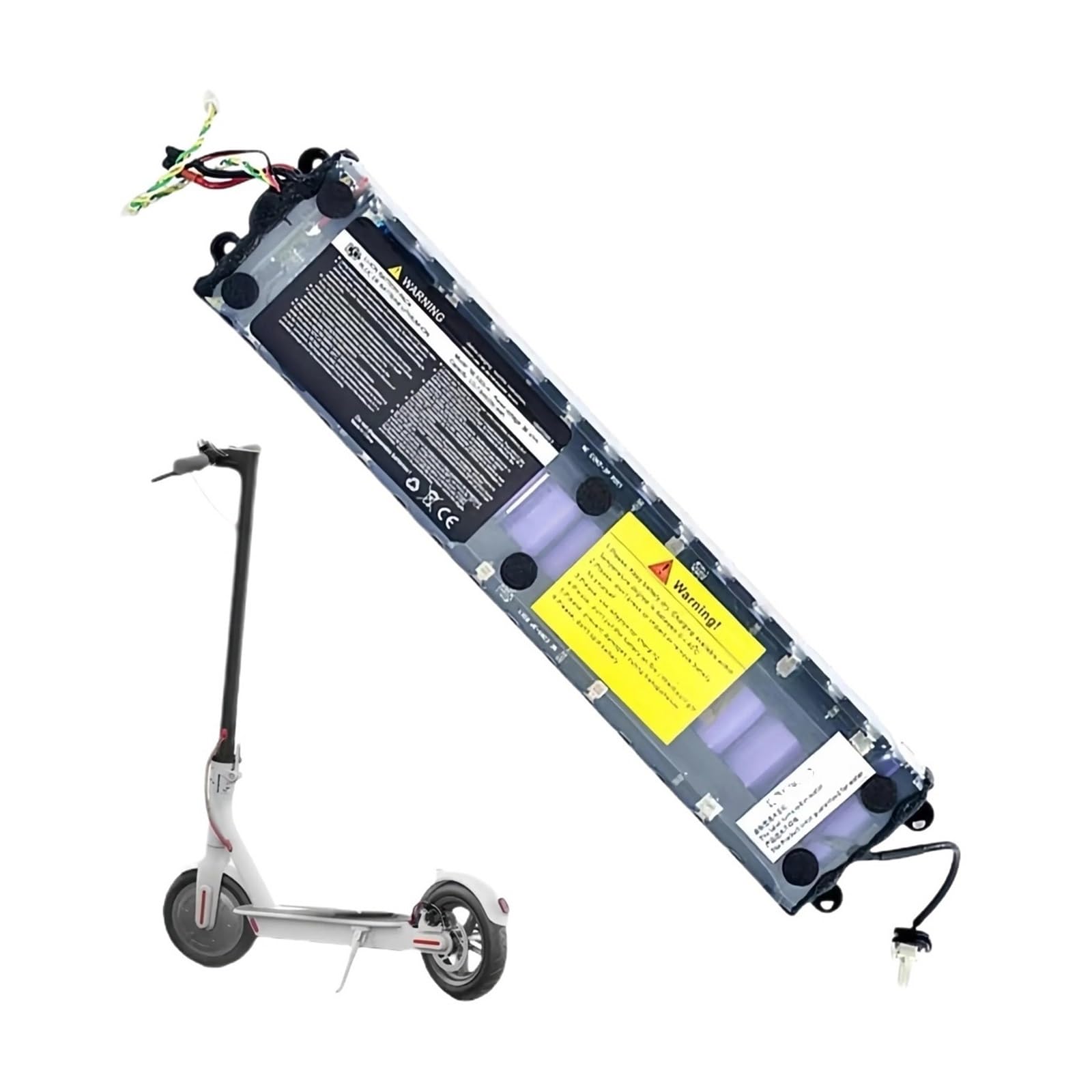 NVVSHND Batería M365 de 36 V, Compatible con Xiaomi M365, Paquete de batería Especial 10S3P, batería de Iones de Litio con Bluetooth de 10500 mAh.