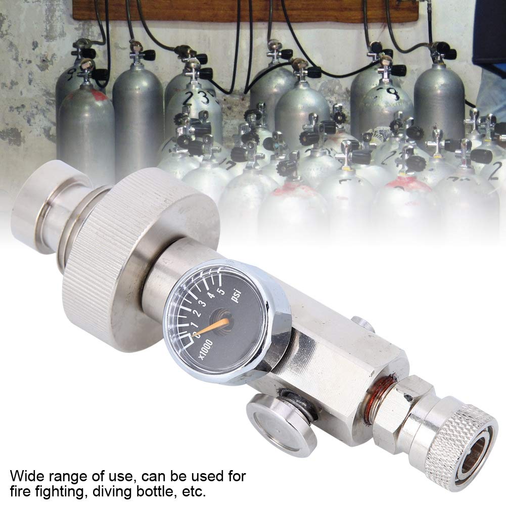 TEHAUX Duikcompressor Cilinder Opblaasventiel Cilinderadapter