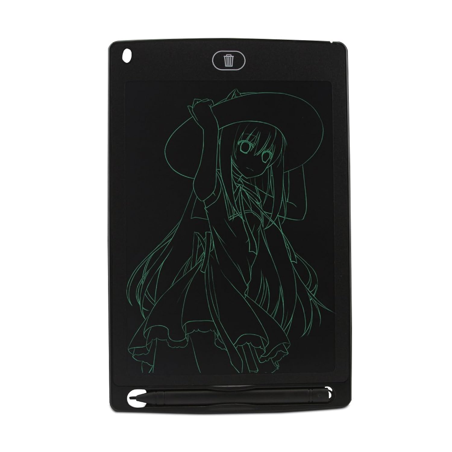LCD Writing Tablet 8.5 Inch Doodle Pad Portable Electronic Writer Environmental Writing and Drawing Memo Board-Black