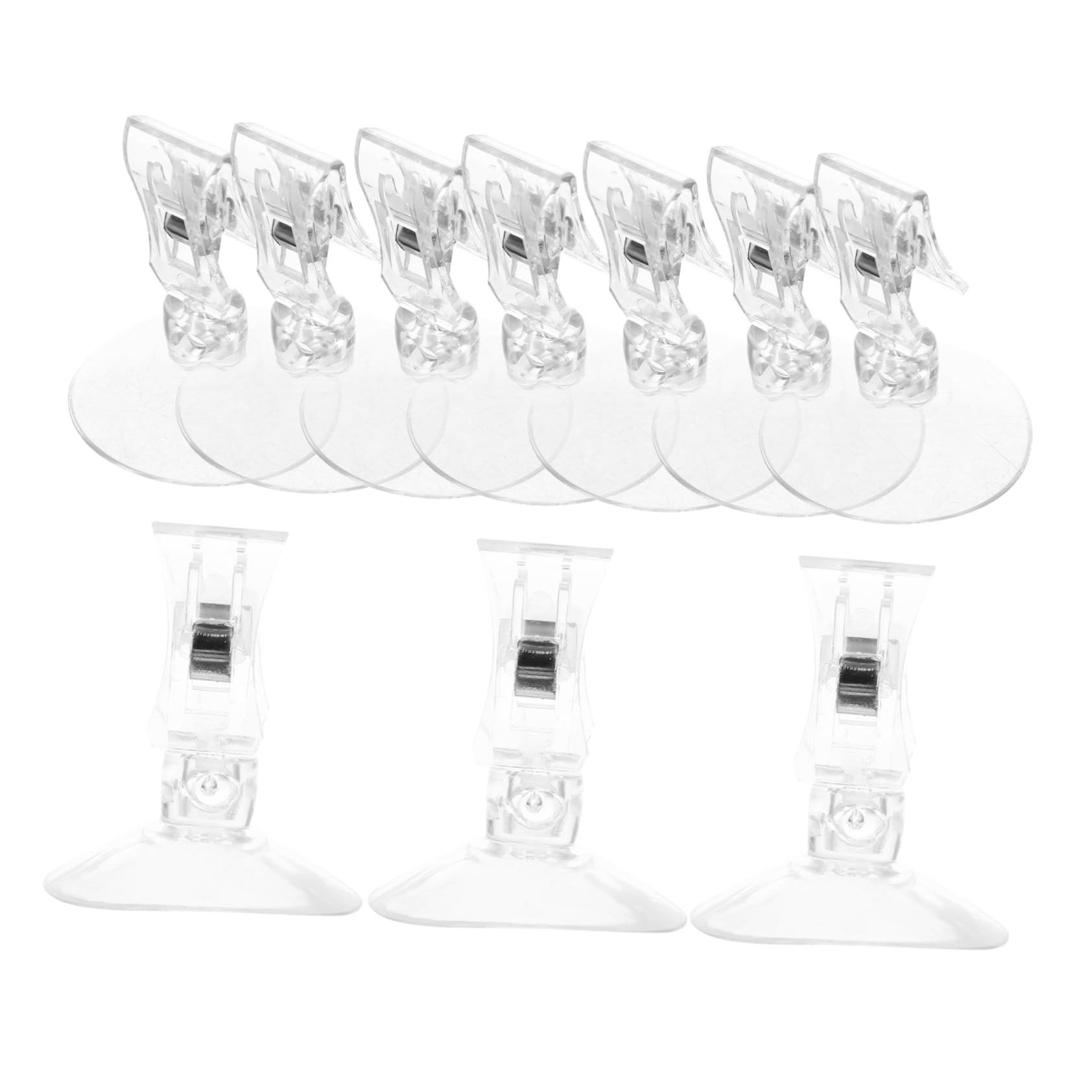 MAGICLULU 5 Set di Robuste Clip per da Doccia Facili da Installare Elementi di Fissaggio in Plastica per Protezione Antivento per 10 Pezzi * 5