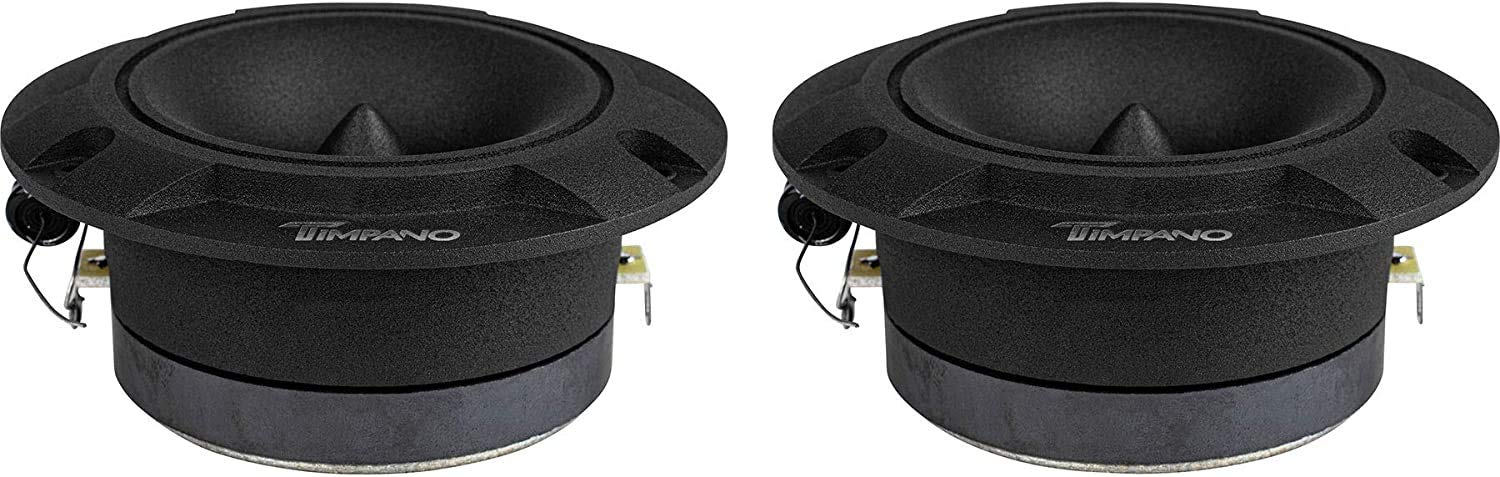4 Zoll 2) 4 Zoll Super Hochtöner Timpano 450w Tpt-st71 Chrom Kugel 8 Ohm Pro Timpano Hochtöner