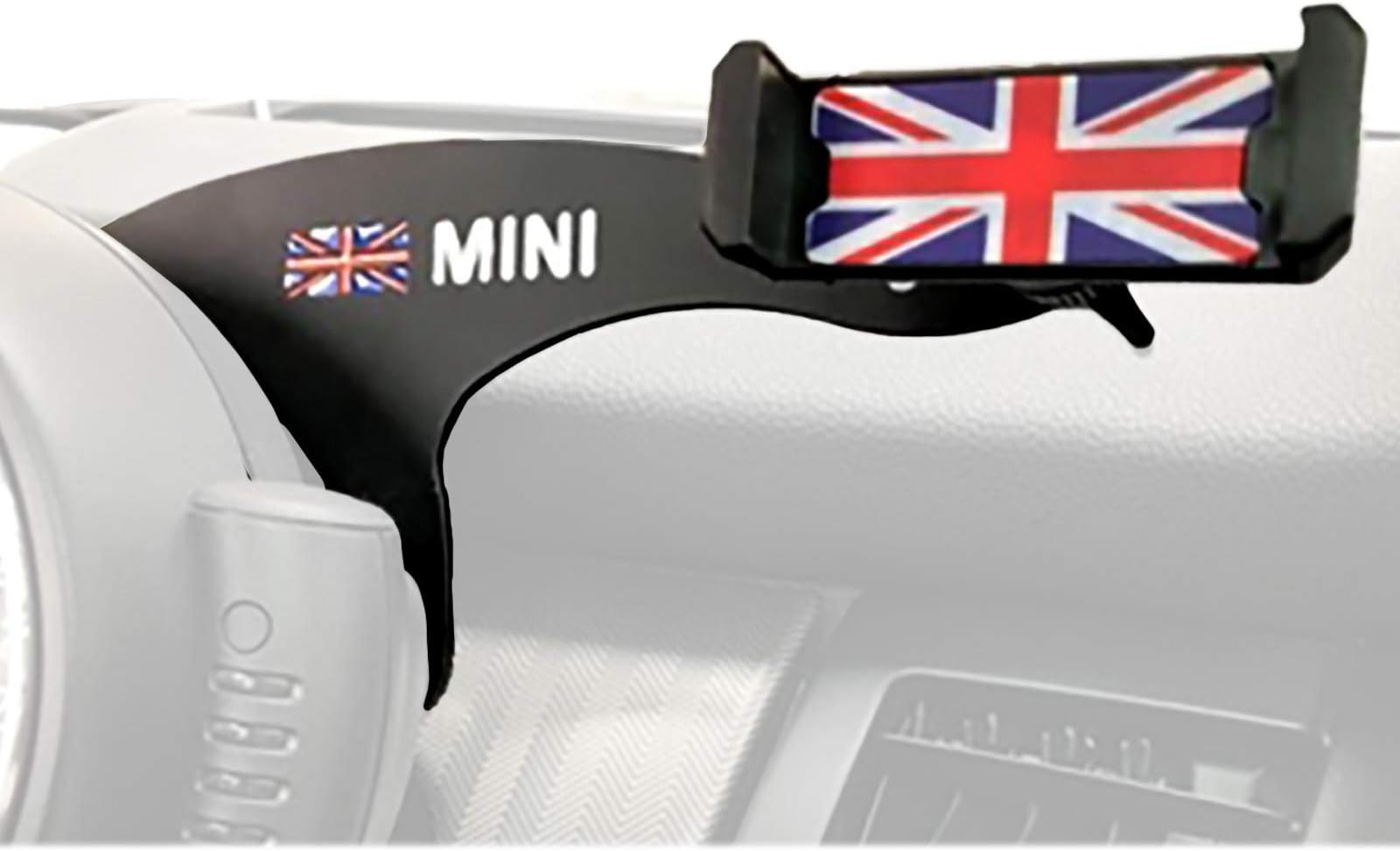 Paileco Mobile Phone Holder Cradle Rotatable Clip (Union Jack Flag, 3.5-5.5 Inch Phone) for Mini Cooper R60 R61