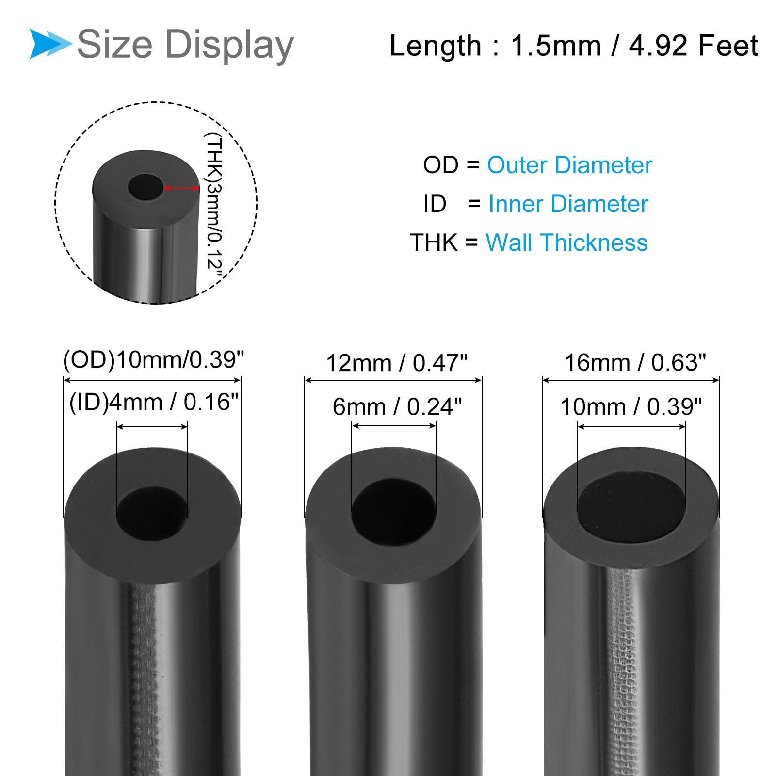 Amazon.co.jp: CoCud 真空用シリコンチューブホース 内径5/32