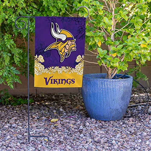 Image of Rico Industries NFL Standard /Primary 13 inch x 18 inch Double Sided Garden Flag - Great Gift for Men, Women, & Fans