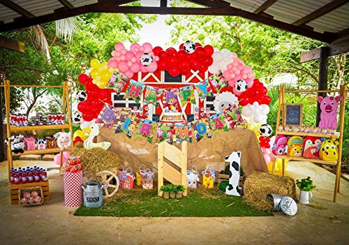 HONGFENG Animal Crossing Birthday Party Supplies,Animal Crossing Theme Happy Birthday Banner（ Pre-assembled ） - Thumbnail 6